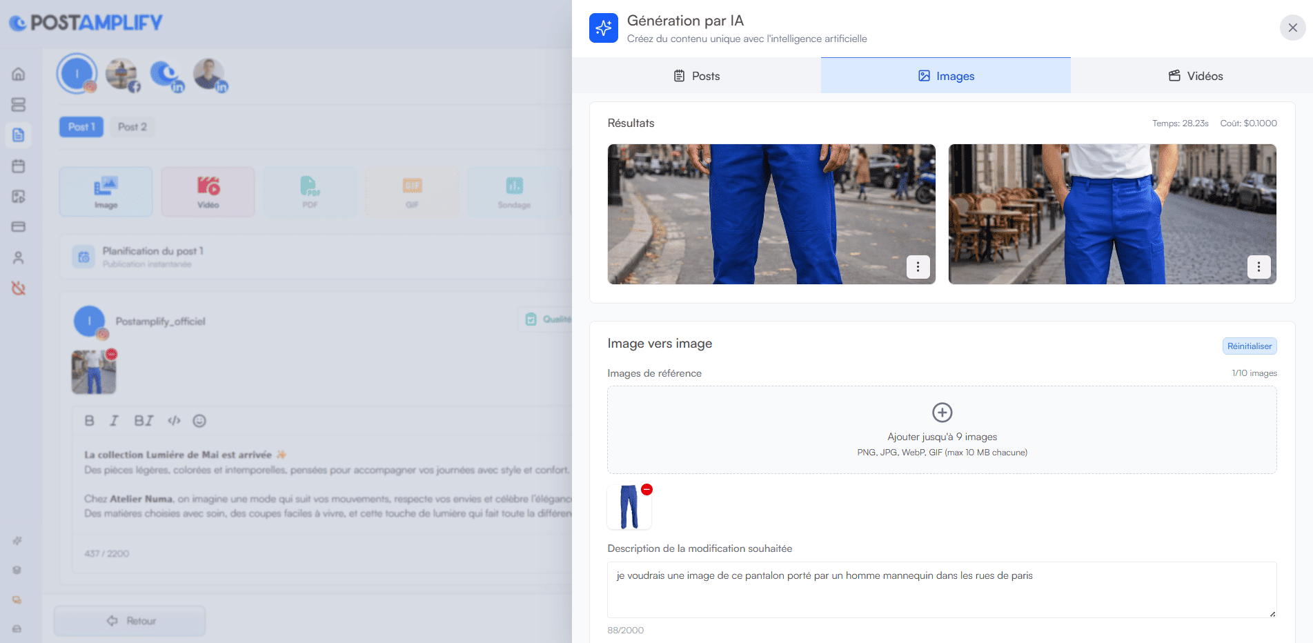 Génération de contenu